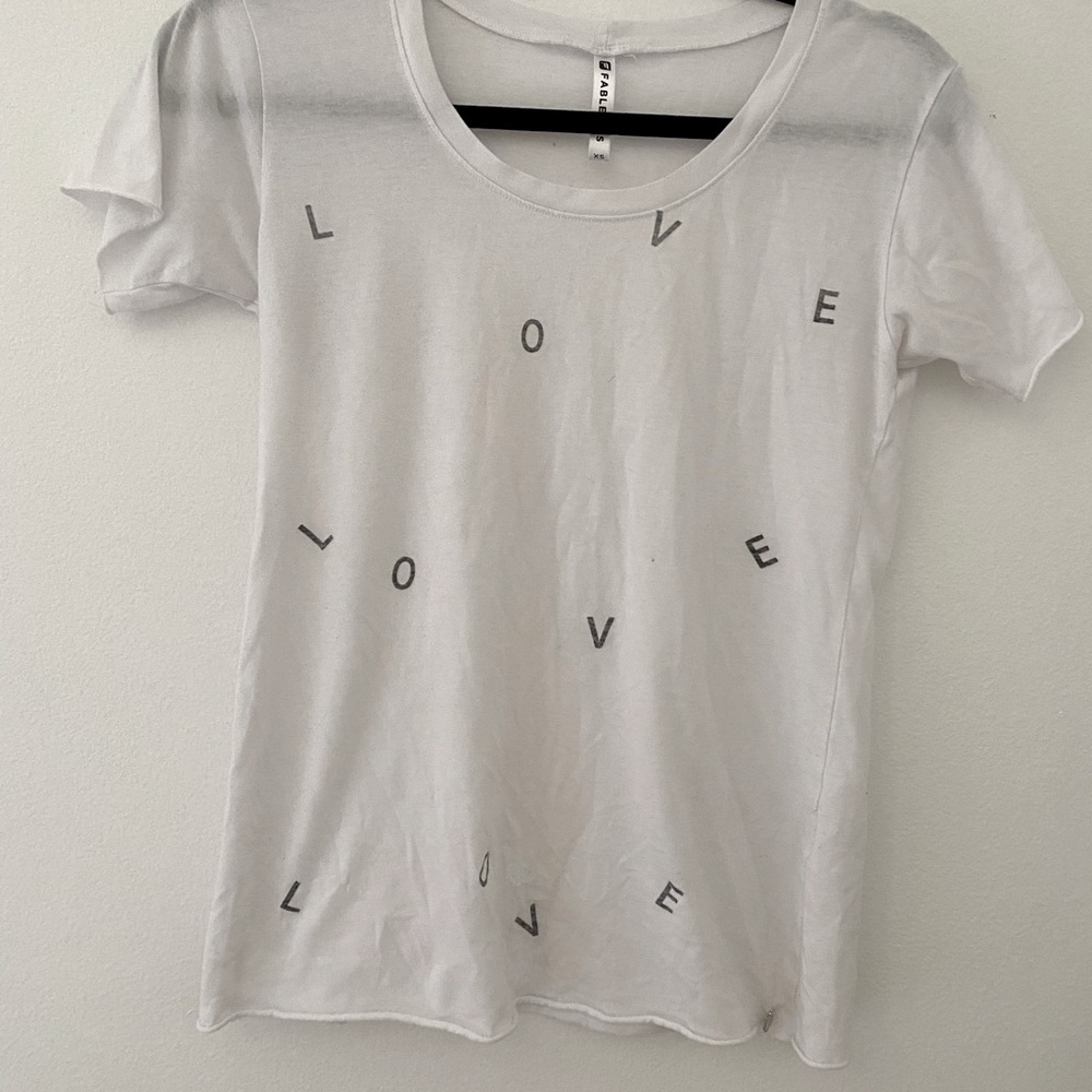Fabletics LOVE t shirt
